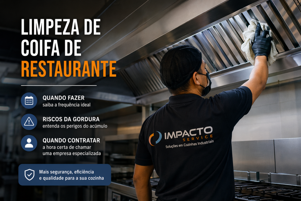 limpeza de coifa de restaurante
